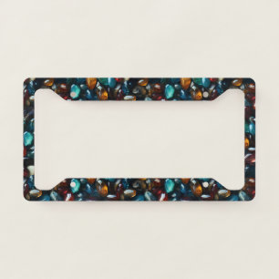 Crystals and Gemstones License Plate Frame