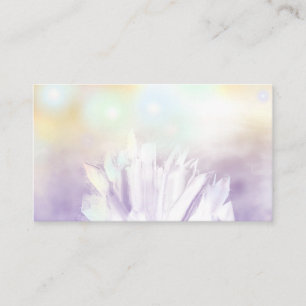 Crystals,Crystal, Store, Pastel Business Cards