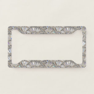 Crystals License Plate Frame