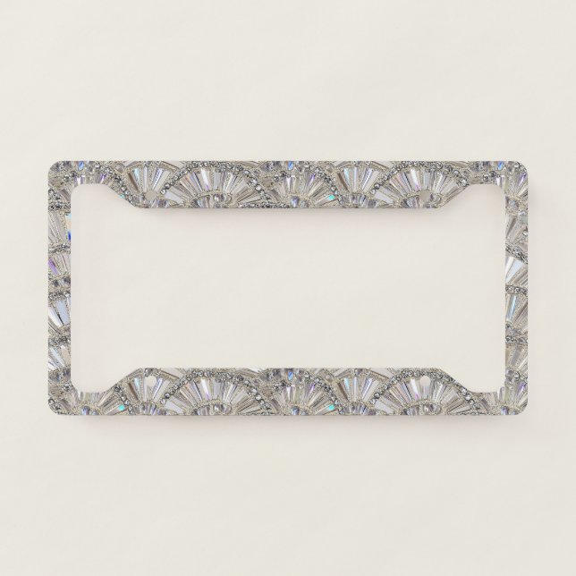 Crystals License Plate Frame (Front)