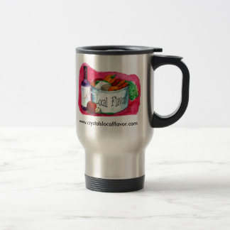 Crystal's Local Flavor travel mug