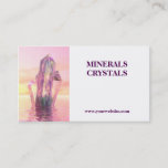 Crystals Minerals Shop Business Card at Zazzle