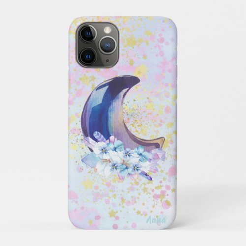  Crystals Moon Sky Cosmos Glitter Stars iPhone 11 Pro Case