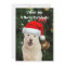 Crystal's The Husky Dog Christmas Flat Card
