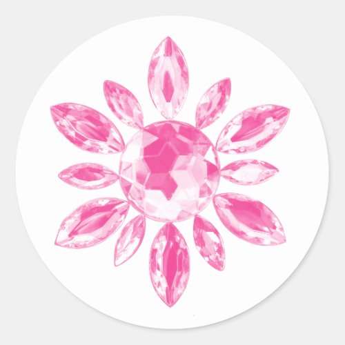 Crystals Wedding Sticker