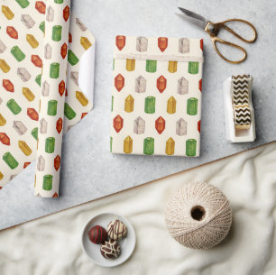 Crystals Wrapping Paper