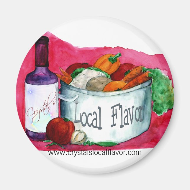 Crystla's Local Flavor magnet (Front)
