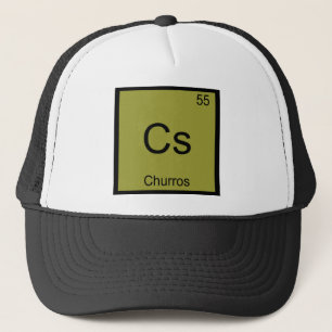 Cs - Churros Funny Chemistry Element Symbol Tee Trucker Hat