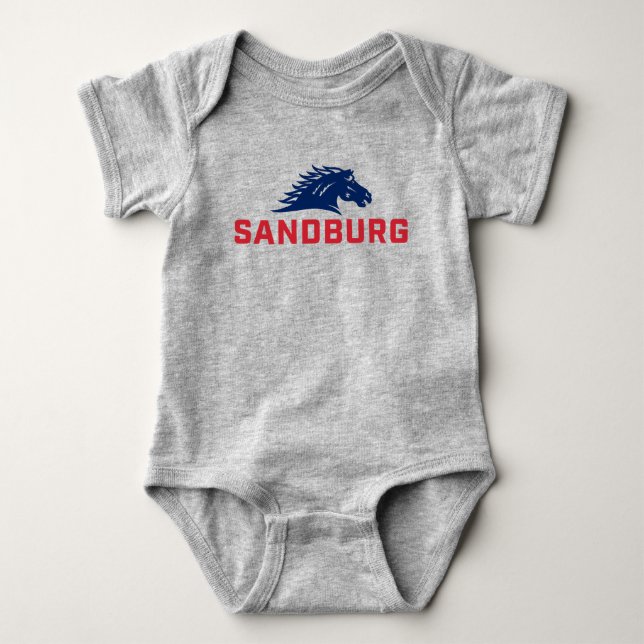 CS University Chargers Baby Bodysuit (Front)