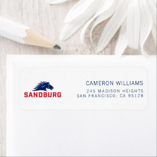CS University Chargers Label