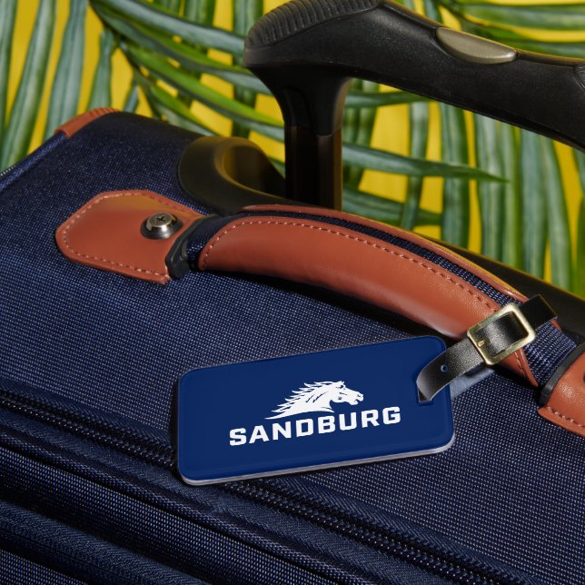 CS University Chargers Luggage Tag (Front Insitu 3)