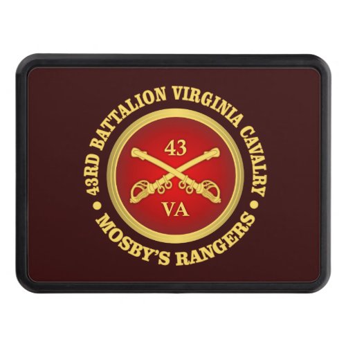 CSC _43rd Battalion Virginia Cavalry Mosby Tow Hitch Cover