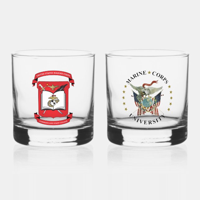 CSC/MCU Whiskey Glass set (Front)