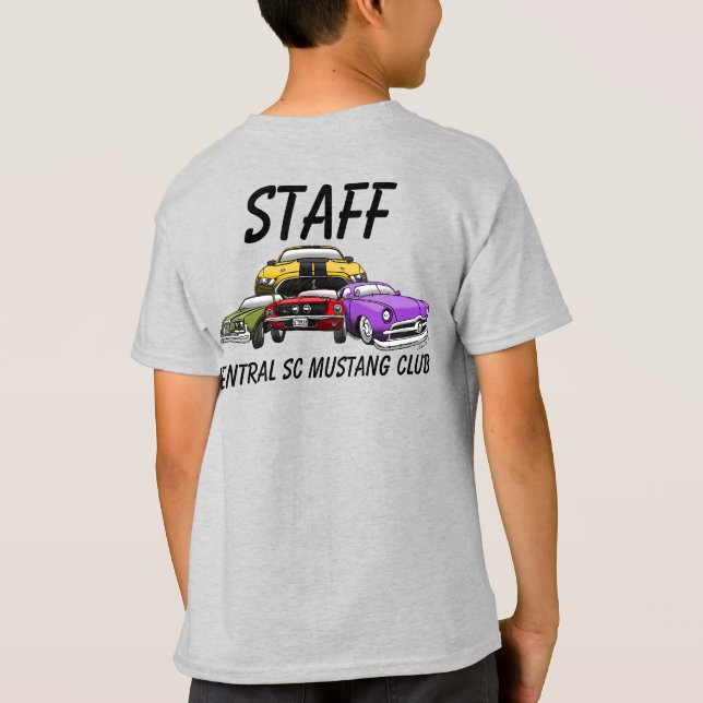 CSCMC Car Show Staff Youth T-Shirt (Back)