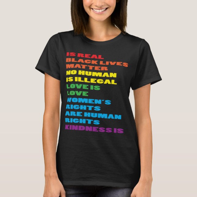 CSD LGBTQIA Parade Acceptance Ally Flag Love Proud T-Shirt (Front)