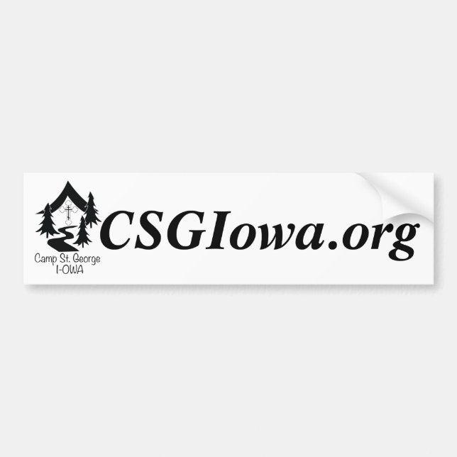 CSG Classic Bumper Sticker (Front)