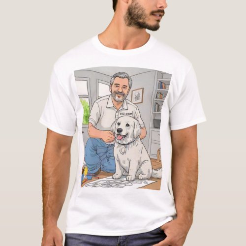 CSG Mart Pet Dad T_Shirt Fathers Day Special  T_Shirt