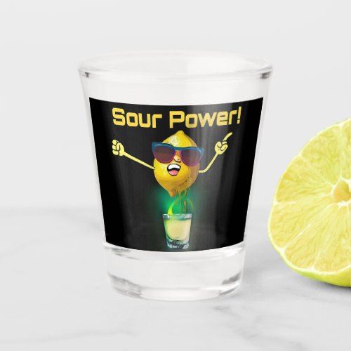CSG Sour Power Lemon Juice Shot Glass
