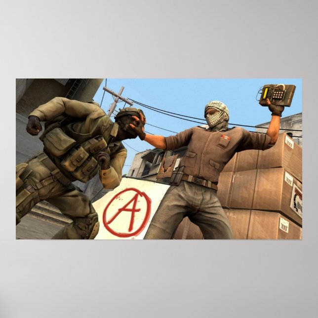 Csgo CT vs T Poster (Front)