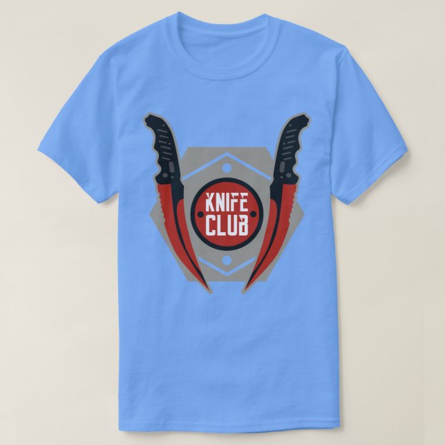 CSGO Knife Club Flip Knife T-Shirt (Design Front)