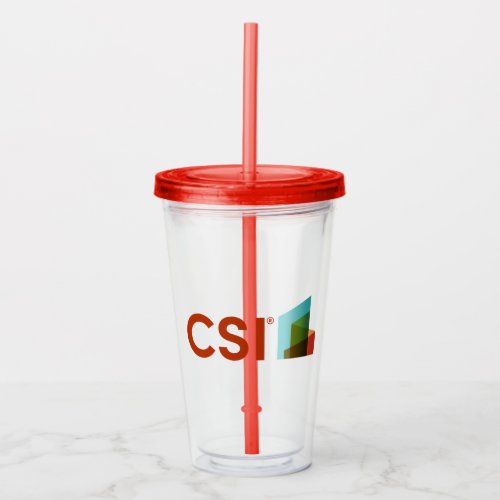 CSI Acrylic Water Bottle Acrylic Tumbler