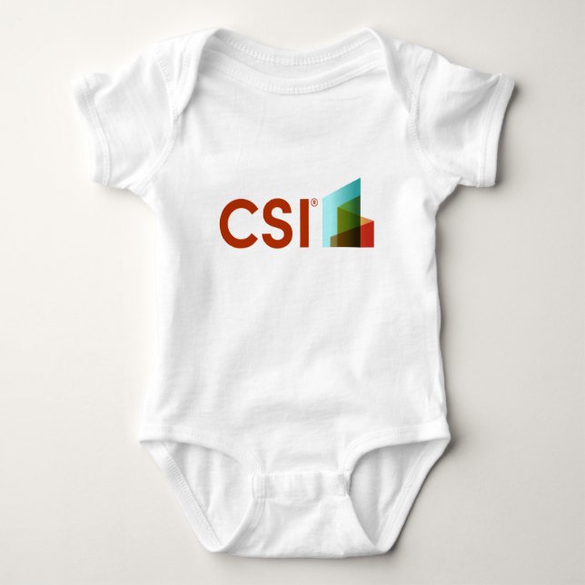 CSI Baby One-Piece Baby Bodysuit (Front)