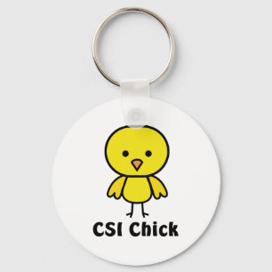 CSI Chick Keychain