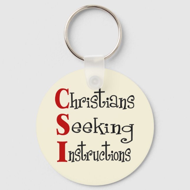 CSI Christian Acronymn Keychain (Front)