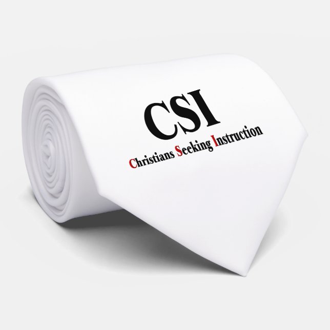 CSI Christians Neck Tie (Rolled)