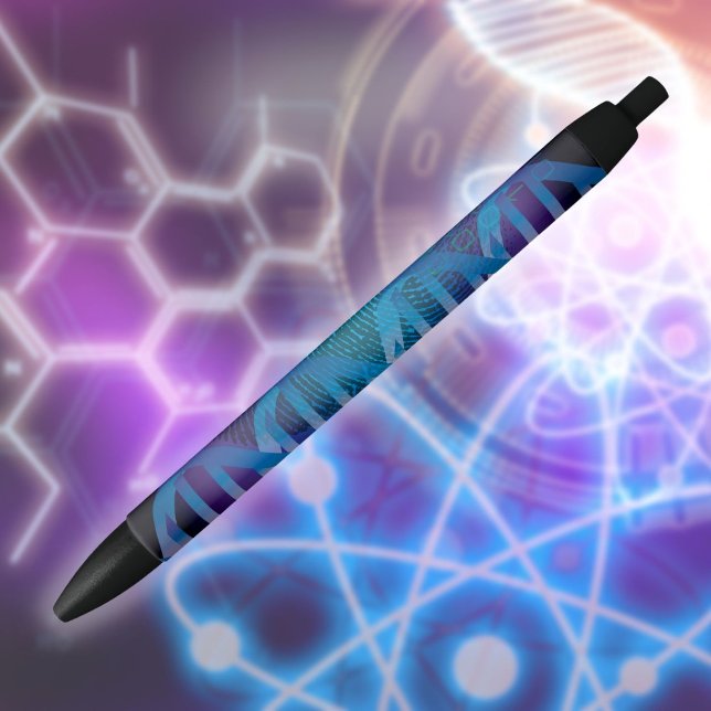 CSI DNA Fingerprint Modern Science Pattern Pen (CSI DNA Fingerprint Modern Science Pattern Black Ink Pen)