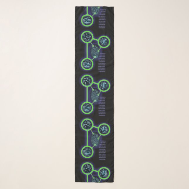 CSI DNA Fingerprint Scarf (Front)