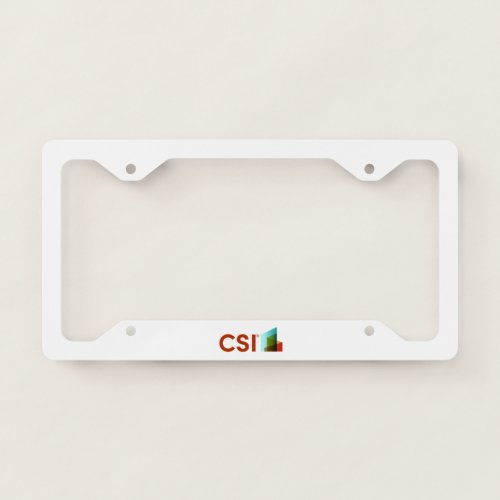 CSI License Plate Frame