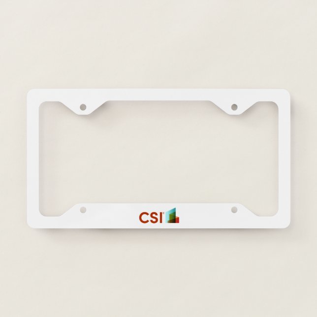 CSI License Plate Frame (Front)
