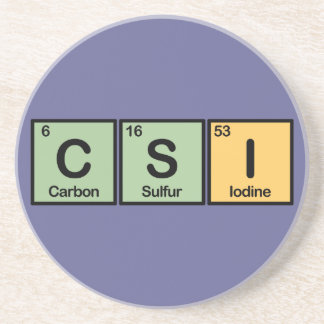CSI made of Elements Coaster