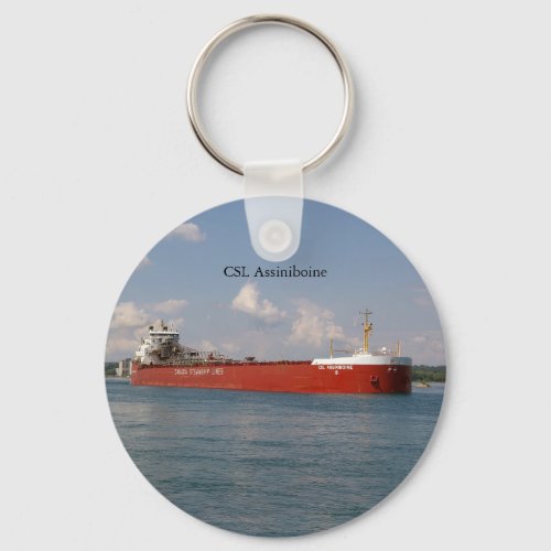 CSL Assiniboine button key chain