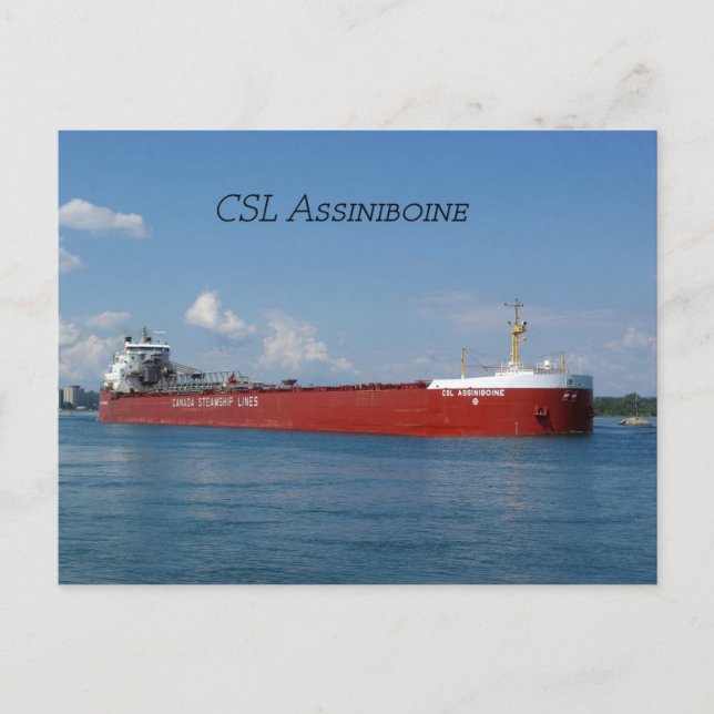 CSL Assiniboine post card (Front)