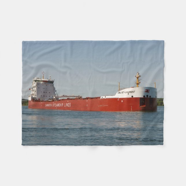 CSL St. Laurent fleece blanket (Front (Horizontal))