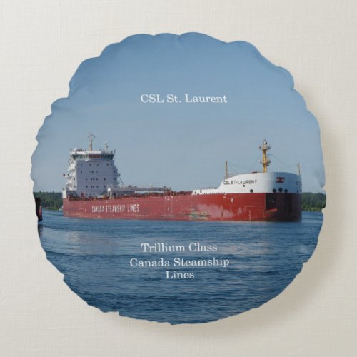 CSL St Laurent round pillow