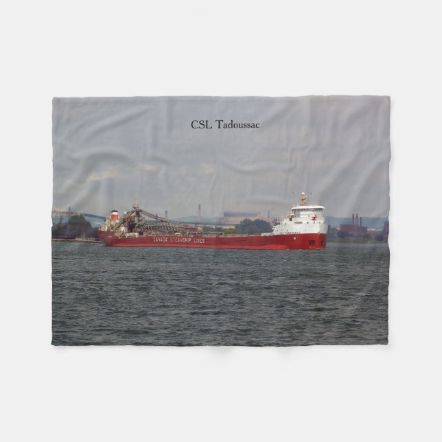 CSL Tadoussac fleece blanket (Front (Horizontal))
