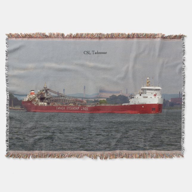CSL Tadoussac throw blanket (Front)