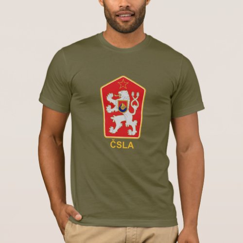ČSLA _ Czechoslovak Peoples Army Emblem T_Shirt