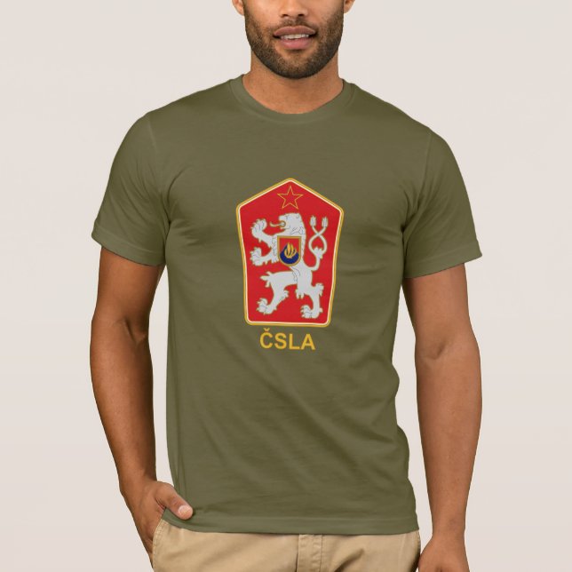 ČSLA - Czechoslovak People's Army Emblem T-Shirt (Front)