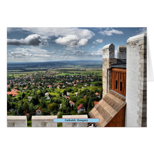Csókakő, Hungary Cards (Front Horizontal)