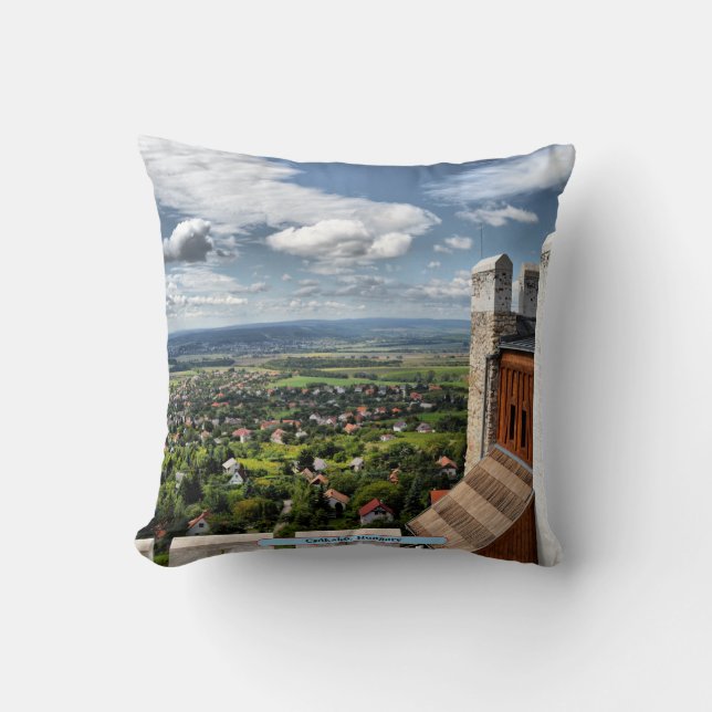 Csókakő, Hungary Throw Pillow (Front)