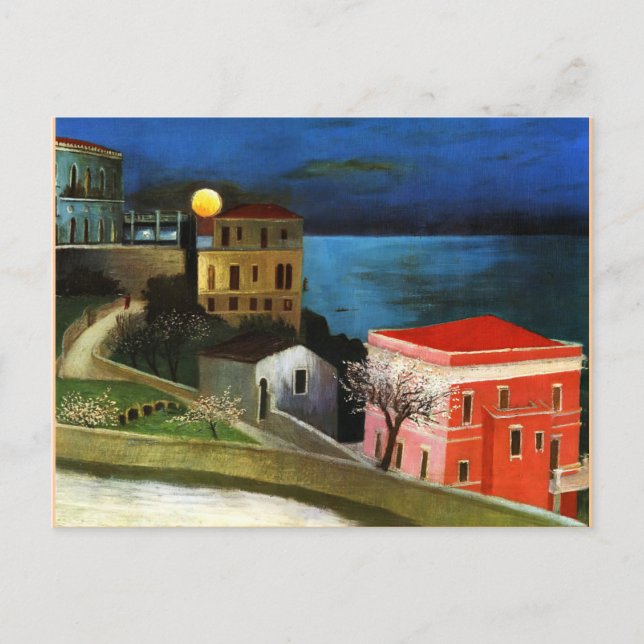 Csontvary - Full Moon in Taormina (detail) Postcard (Front)