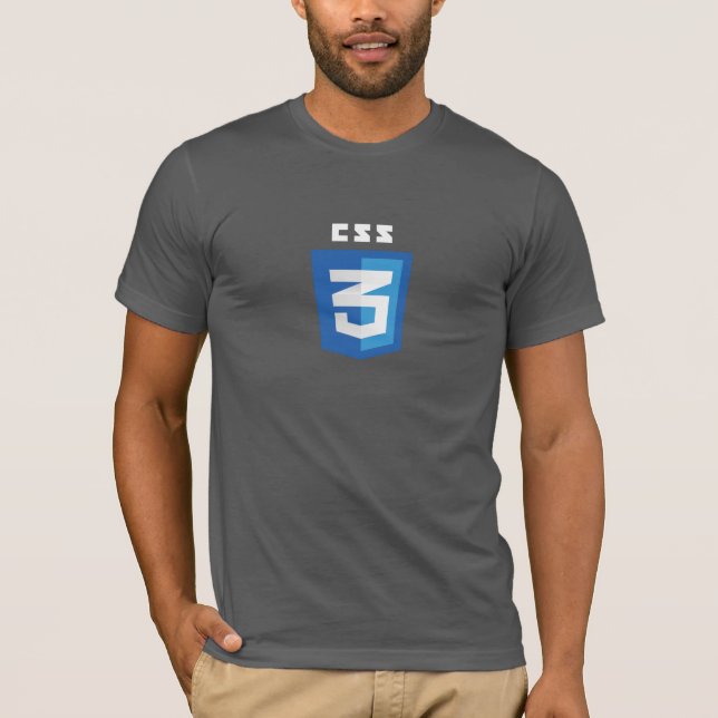 CSS3 T-shirt (Gray) (Front)