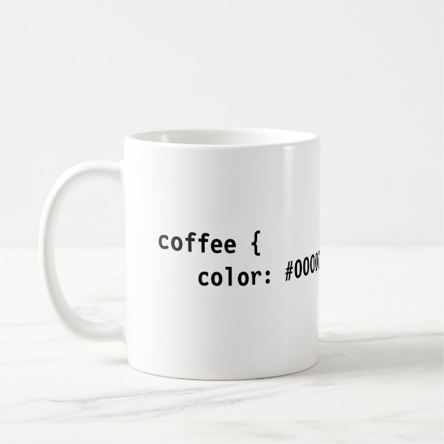 CSS Coffee Coffee Mug (Left)