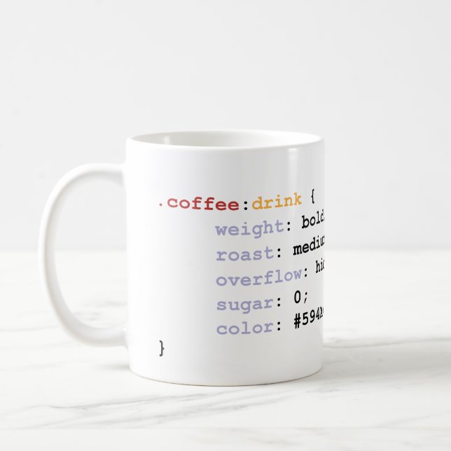 CSS Coffee Coffee Mug (Left)