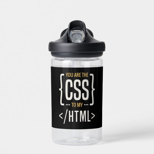 CSS HTML WATER BOTTLE (Front)