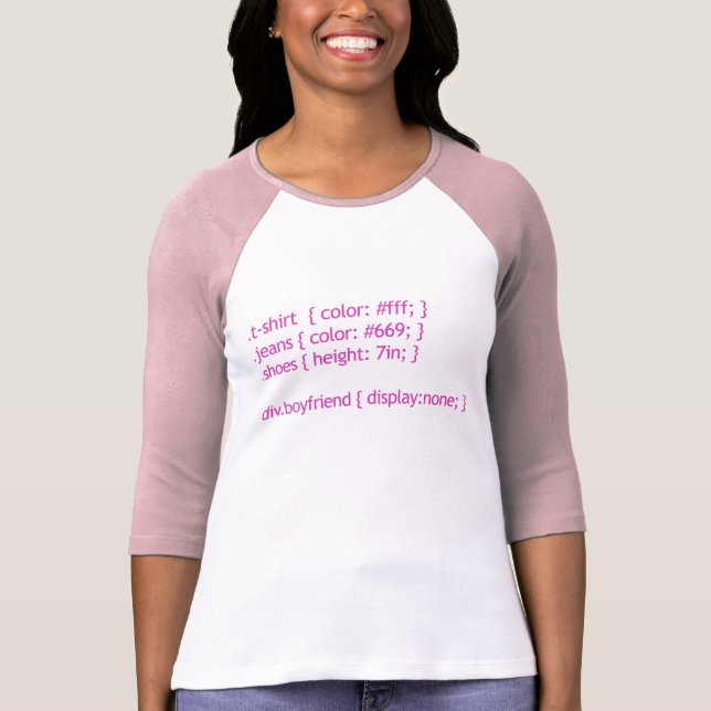 css no boyfriend! T-Shirt (Front)